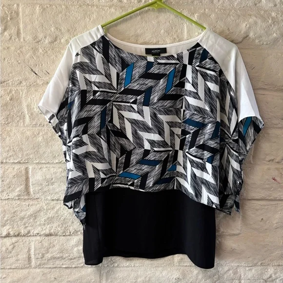 Alfani Petite Modern Look Blouse-Size 2 - Picture 1 of 6
